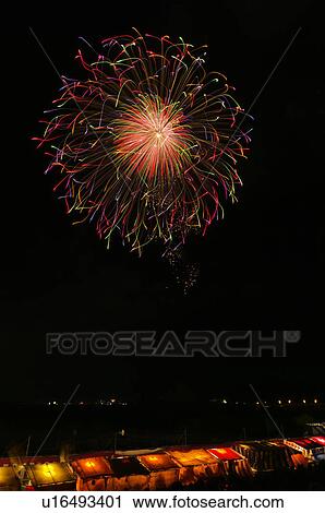 Fireworks, Nagano Prefecture, Japan View Large Photo Image Stock Image - Fireworks, Nagano Prefecture, Japan. Fotosearch