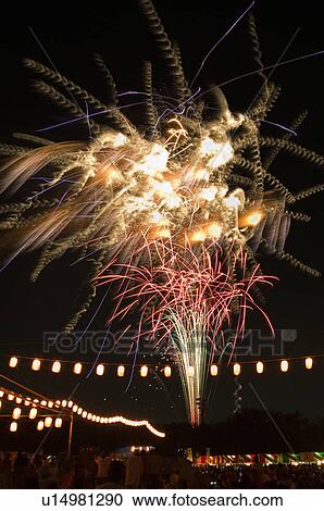 Fireworks, Saitama Prefecture, Japan View Large Photo Image Stock Image - Fireworks, Saitama Prefecture, Japan. Fotosearch