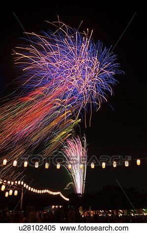 Fireworks, Saitama Prefecture, Japan View Large Photo Image Stock Photography - Fireworks, Saitama Prefecture, Japan. Fotosearch