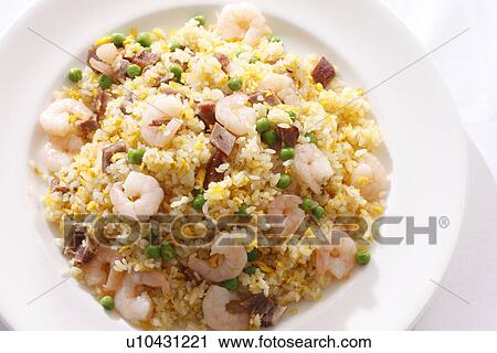 Fried rice with shrimp View Large Photo Image Stock Image - Fried rice with shrimp. Fotosearch