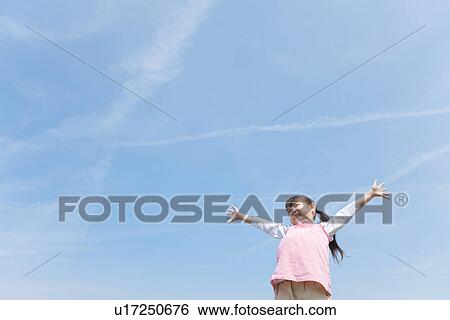 Stock Photograph - Girl Jumping. Fotosearch