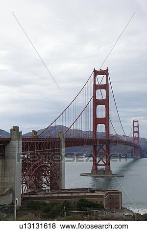 Golden gate bridge View Large Photo Image Stock Photo - Golden gate bridge. Fotosearch