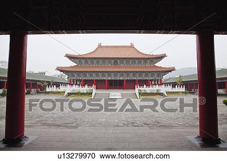 Great Perfection Hall of Confucius Temple, Taichung, Taiwan. View Large Photo Image Stock Image - Great Perfection Hall of Confucius Temple, Taichung, Taiwan.. Fotosearch