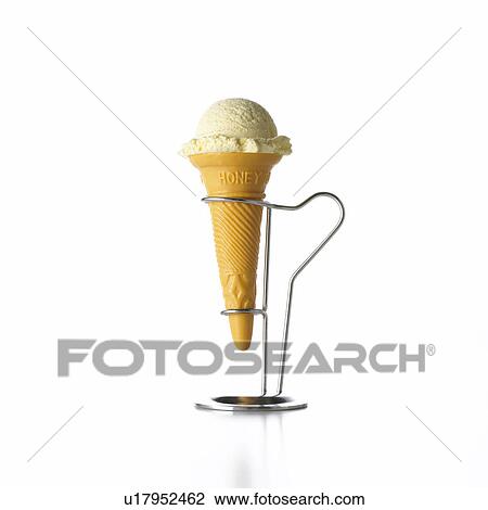 Stock Image - Ice cream cone. Fotosearch