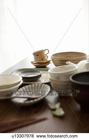 Stock Photo - Japanese Tableware. Fotosearch