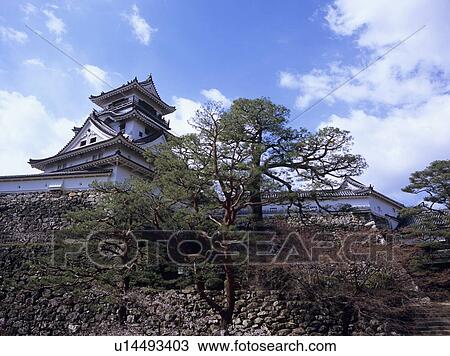 Stock Image - Kouchi castle. Fotosearch