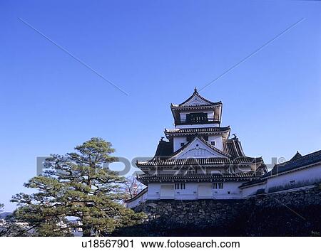 Stock Image - Kouchi castle. Fotosearch