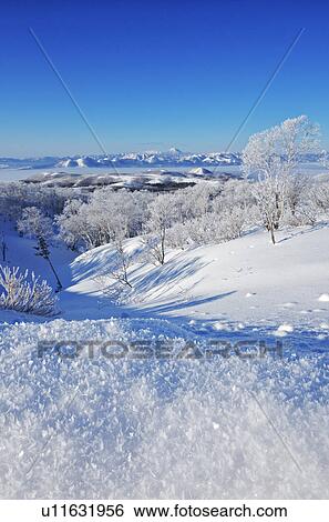 Kussharo Lake In Winter View Large Photo Image Stock Photograph - Kussharo Lake In Winter. Fotosearch