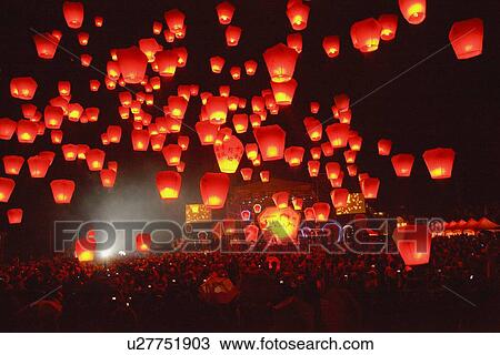 Lantern festival, Shifen, Taiwan View Large Photo Image Stock Image - Lantern festival, Shifen, Taiwan. Fotosearch
