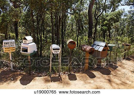 Stock Photography - Mail boxes. Fotosearch
