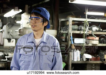 Male Factory Worker View Large Photo Image Picture - Male Factory Worker. Fotosearch