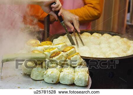 Stock Photo - Market stall, Taipei, Taiwan. Fotosearch