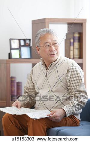 Mature Man In Living Room View Large Photo Image Stock Image - Mature Man In Living Room. Fotosearch