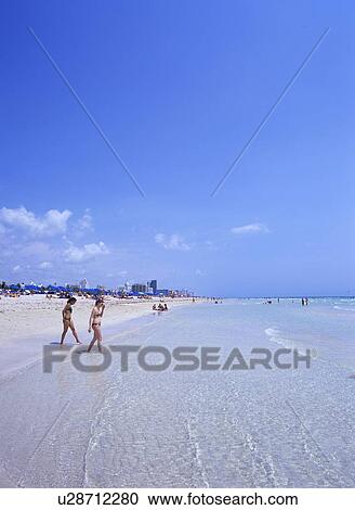 Stock Image - Miami beach, Miami, Florida, USA. Fotosearch