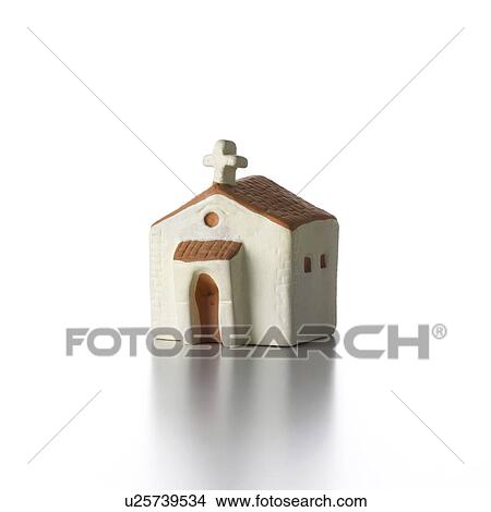 Picture - Miniature church. Fotosearch