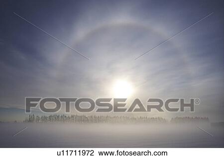 Morning Sun Over Winter Landscape View Large Photo Image Stock Image - Morning Sun Over Winter Landscape. Fotosearch