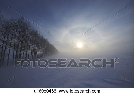 Morning Sun Over Winter Landscape View Large Photo Image Stock Photograph - Morning Sun Over Winter Landscape. Fotosearch