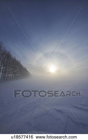 Morning Sun Over Winter Landscape View Large Photo Image Stock Photograph - Morning Sun Over Winter Landscape. Fotosearch