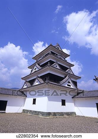 Ozu castle, Ozu City, Ehime Prefecture, Japan View Large Photo Image Picture - Ozu castle, Ozu City, Ehime Prefecture, Japan. Fotosearch