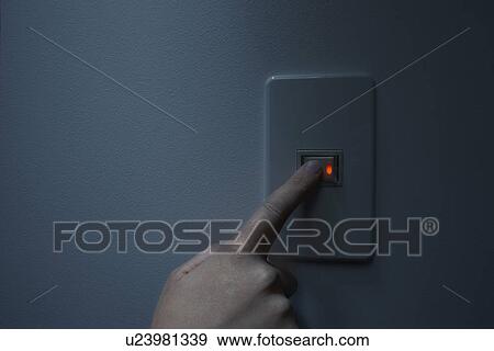 Person Turning Off Switch View Large Photo Image Stock Photo - Person Turning Off Switch. Fotosearch