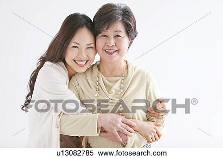 Portrait of Mother and Daughter View Large Photo Image Stock Photography - Portrait of Mother and Daughter. Fotosearch