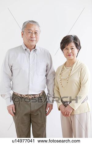 Stock Image - Portrait of Senior Couple. Fotosearch