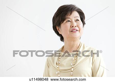 Portrait of Senior Woman View Large Photo Image Stock Photo - Portrait of Senior Woman. Fotosearch