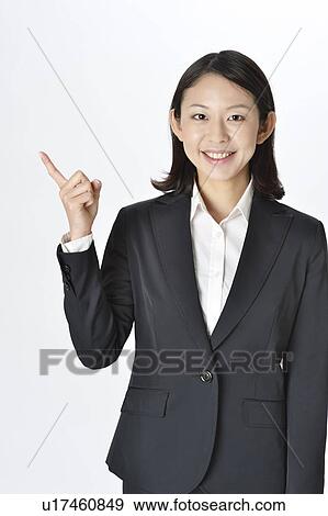 Stock Photo - Portrait of young businesswoman. Fotosearch