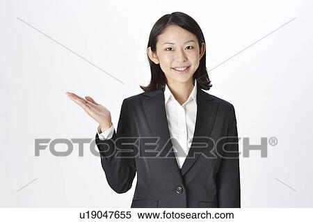 Stock Photography - Portrait of young businesswoman. Fotosearch