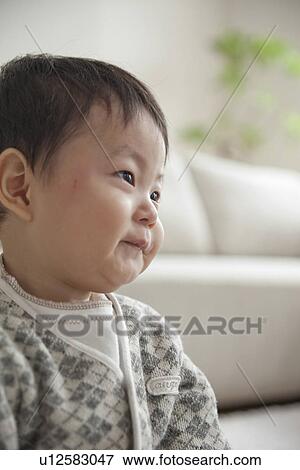 Profile of baby boy View Large Photo Image Stock Photo - Profile of baby boy. Fotosearch