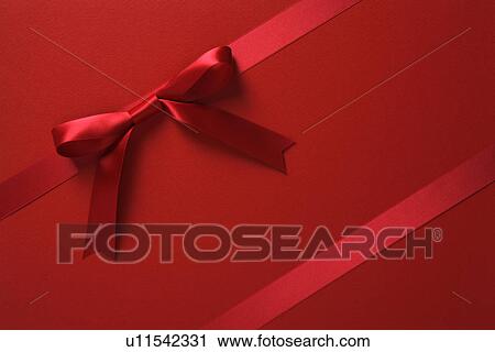 Stock Image - Red ribbon. Fotosearch