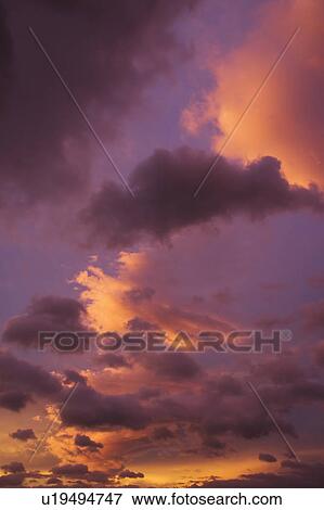 Stock Photo - Red Sunset. Fotosearch