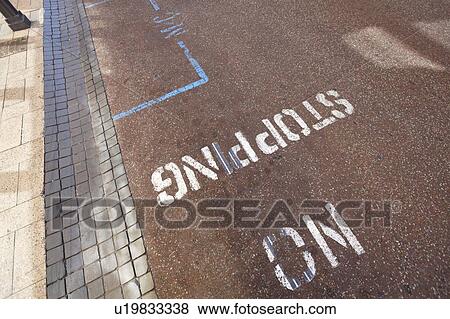Road marking View Large Photo Image Stock Photo - Road marking. Fotosearch