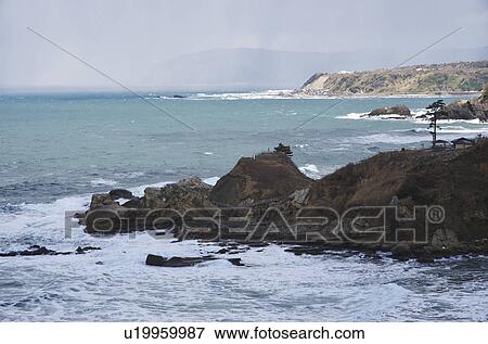 Rocky Coastline View Large Photo Image Stock Photo - Rocky Coastline. Fotosearch