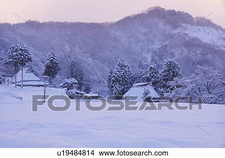 Rural Landscape During Winter Morning View Large Photo Image Picture - Rural Landscape During Winter Morning. Fotosearch