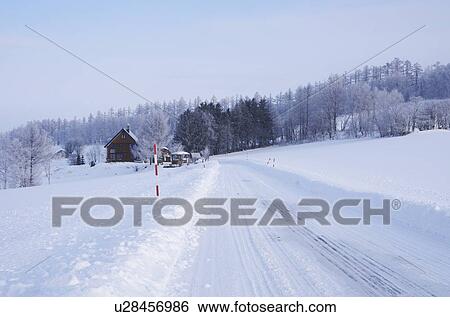 Rural Winter Landscape View Large Photo Image Stock Photograph - Rural Winter Landscape. Fotosearch