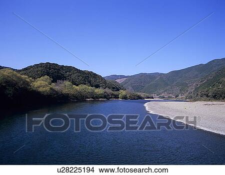Shimanto river, Shimanto City, Kochi Prefecture, Japan View Large Photo Image Picture - Shimanto river, Shimanto City, Kochi Prefecture, Japan. Fotosearch