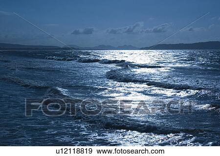 Shining and Gleaming Sea View Large Photo Image Stock Photo - Shining and Gleaming Sea. Fotosearch