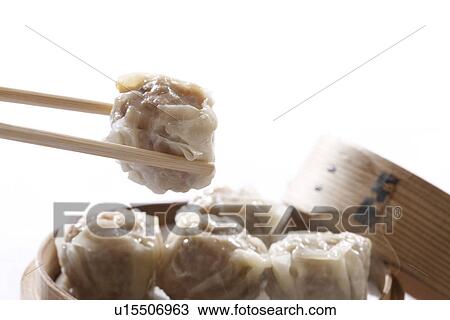 Stock Image - Shumai (Chinese dumpling). Fotosearch