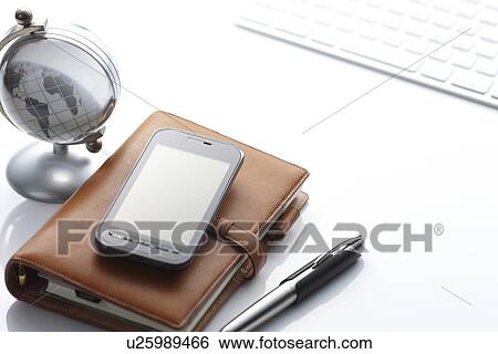 Smart Phone and Personal Organiser View Large Photo Image Stock Photograph - Smart Phone and Personal Organiser. Fotosearch