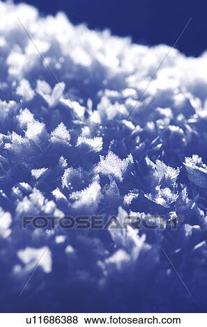 Snow Crystals View Large Photo Image Stock Photo - Snow Crystals. Fotosearch