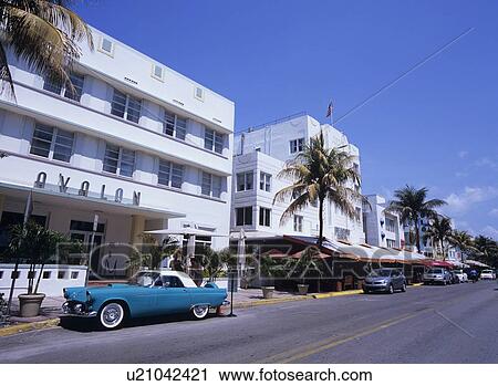 Stock Image - South beach, Florida, USA. Fotosearch