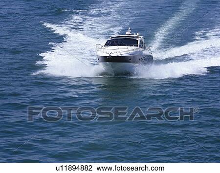 Stock Image - Speedboat, Florida, USA. Fotosearch