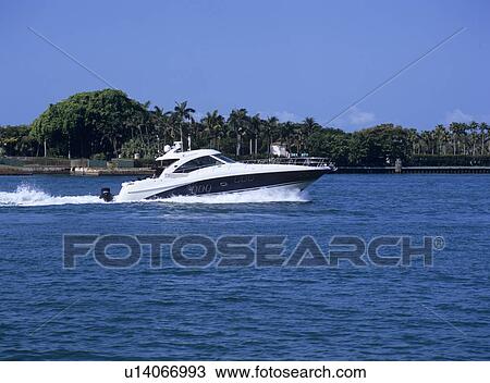 Speedboat, Florida, USA View Large Photo Image Stock Image - Speedboat, Florida, USA. Fotosearch