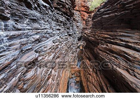 Stock Photograph - Spider Walk of the Hancock canyon. Fotosearch