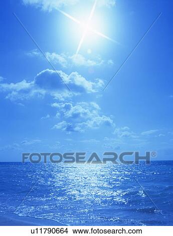 Picture - Sunrise at the beach, Florida, USA. Fotosearch
