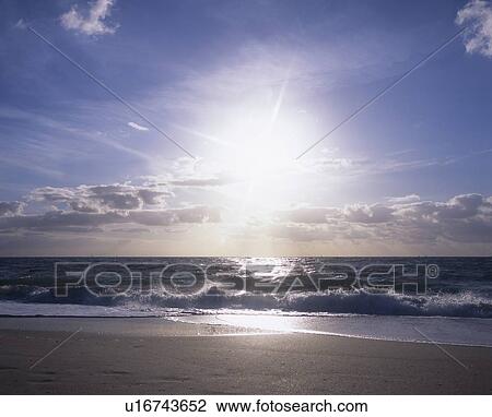 Sunrise at the beach, Florida, USA View Large Photo Image Stock Image - Sunrise at the beach, Florida, USA. Fotosearch