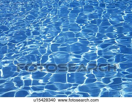 Stock Image - Surface of pool. Fotosearch
