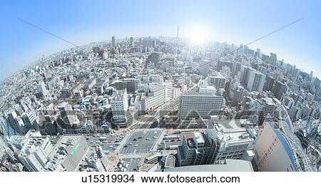 Picture - Tokyo cityscape. Fotosearch