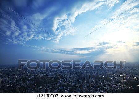 Stock Image - Tokyo cityscape. Fotosearch